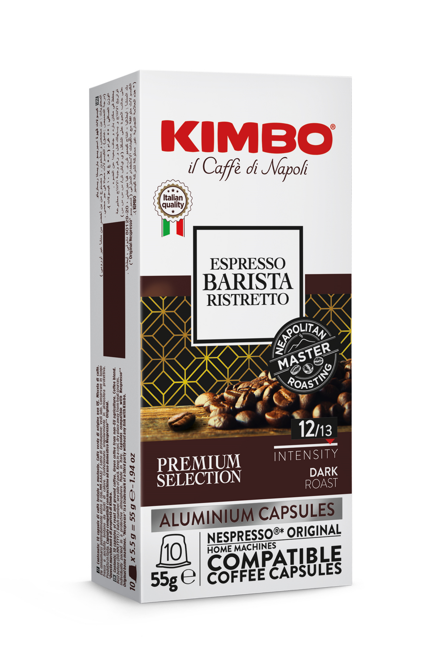 Kimbo Barista Ristretto Aluminium Nespresso Compatible Capsules 55g