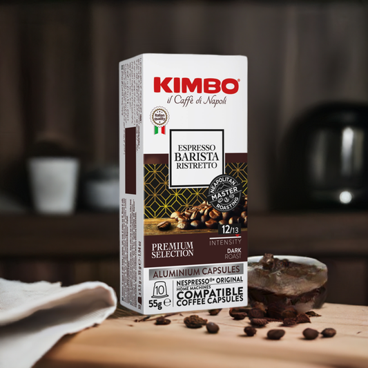 Kimbo Barista Ristretto Aluminium Nespresso ®* Compatible Capsules 10x55g