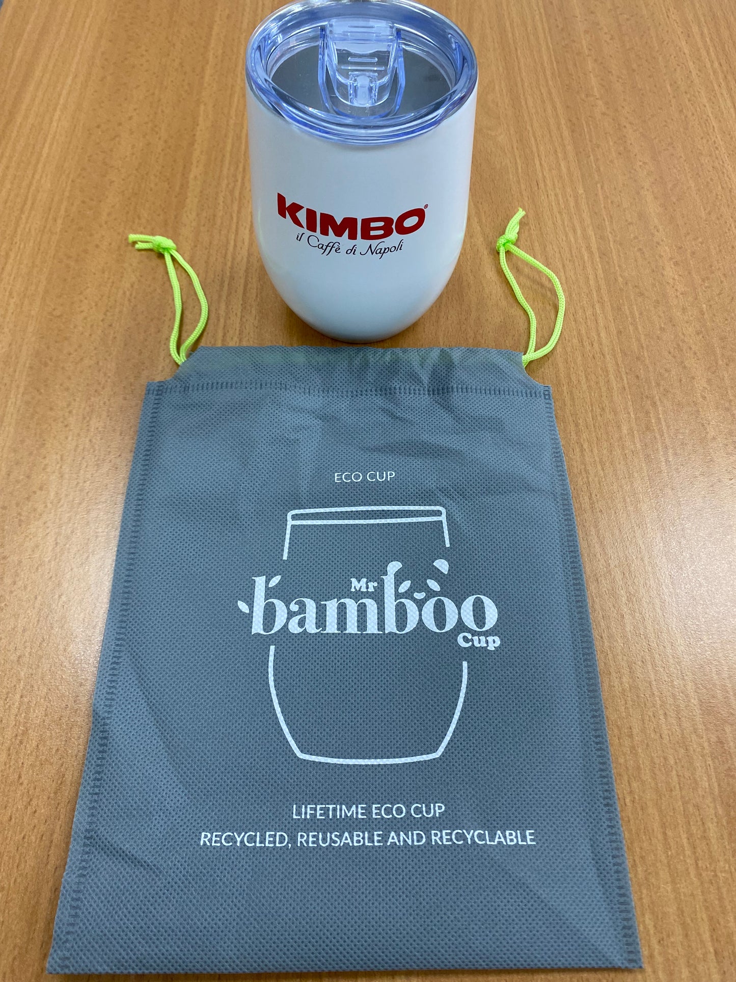 Kimbo Branded Eco Cup - Steel