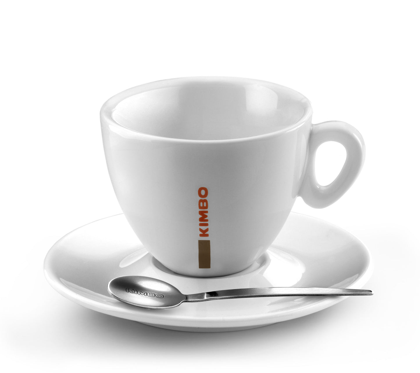 Kimbo Ceramic Large Cappuccino Cup and Saucer (single)