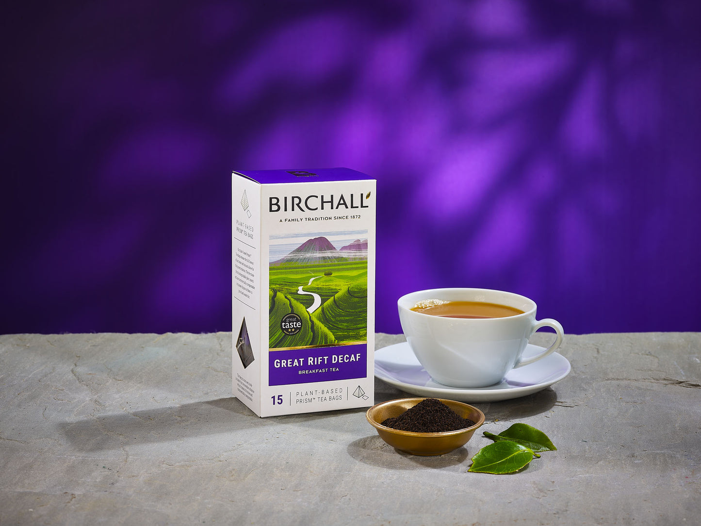 Birchall Great Rift Decaf - 15 Plant-Based Prism Tea Bags